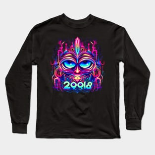 Neon Paradise Summer Nature Funny Long Sleeve T-Shirt